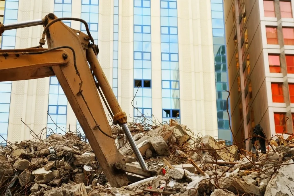 Commercial building demolition service